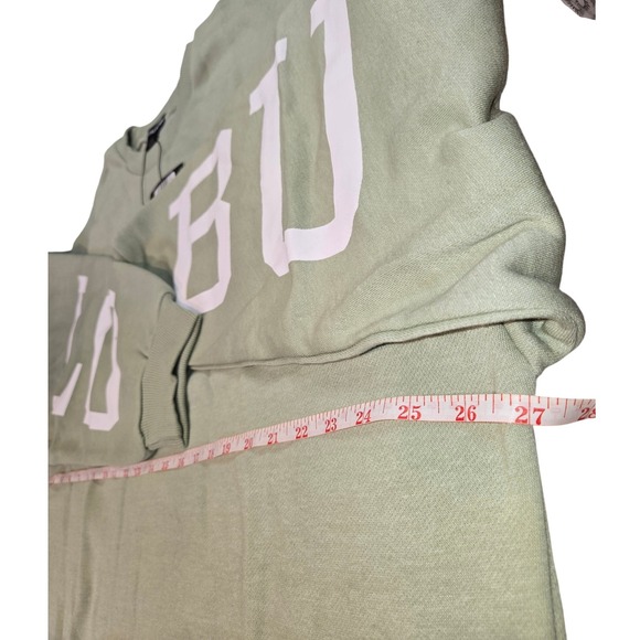 PrettyLittleThing Women's Sweatshirt Oversized Sage Green US SZ 6 - Picture 8 of 10